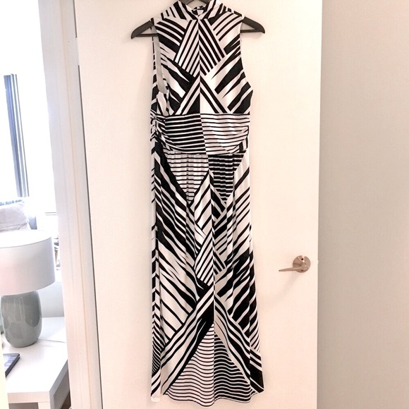 Chaus Tribal Black & White Maxi Dress - Picture 2 of 7